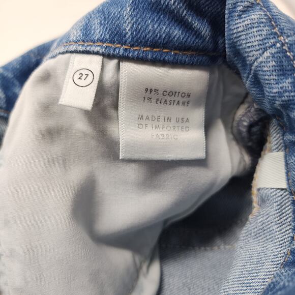 GRLFRND Skinny Leg High Rise Foldover Waist Nadine Jeans In Now You Know Size 27 - Picture 4 of 6